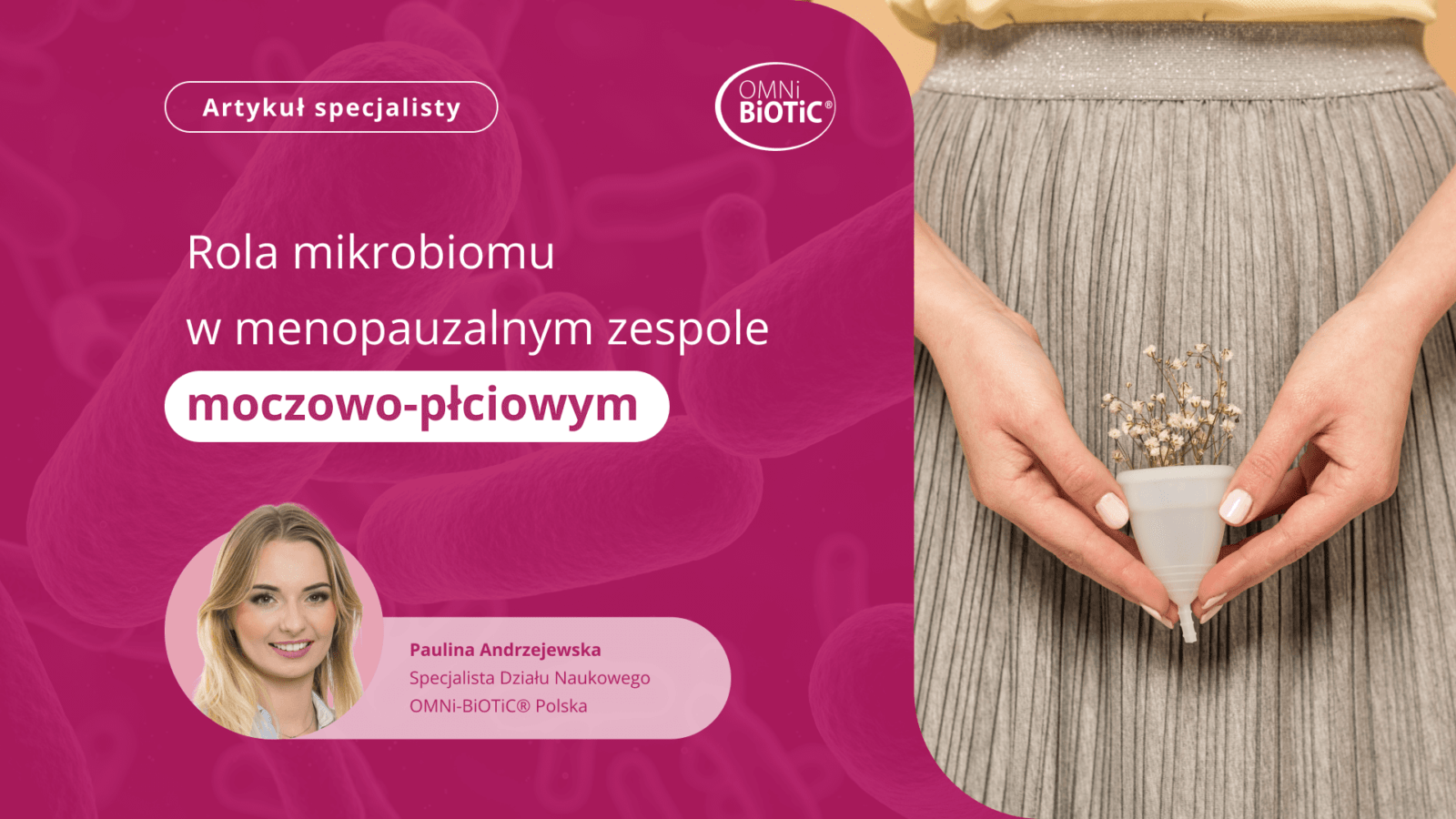 OMNi-BiOTiC Rola mikrobiomu w menopauzalnym zespole moczowo-płuciowym Artykuł